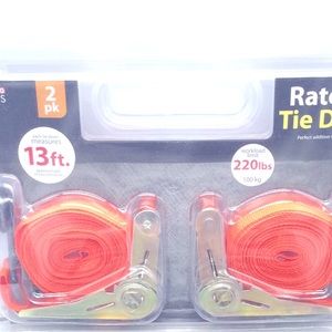 New Sterling tool ratchet tie down set .